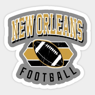 New Orleans Vintage Football Sticker